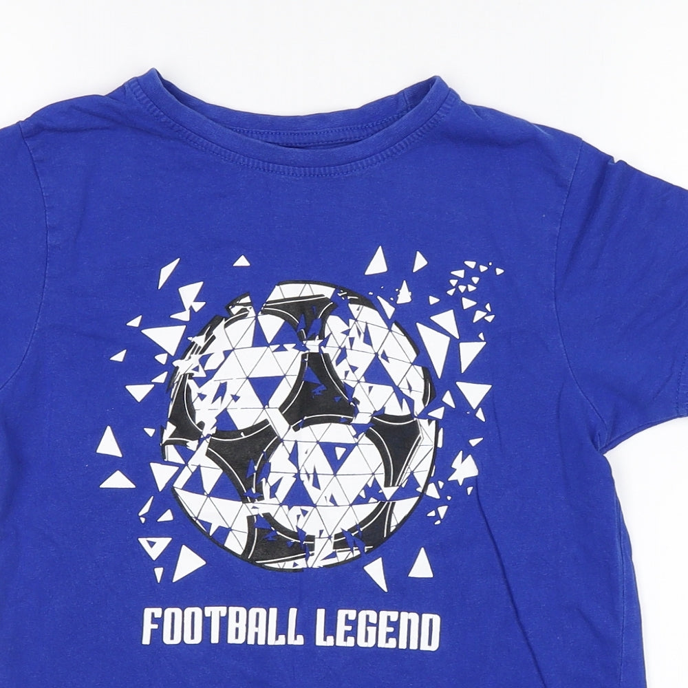Primark Boys Blue   Basic T-Shirt Size 9-10 Years