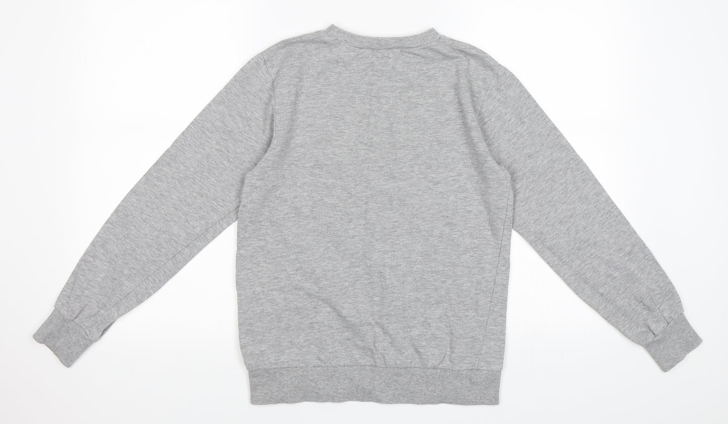 H&M Boys Grey   Pullover Sweatshirt Size 11-12 Years