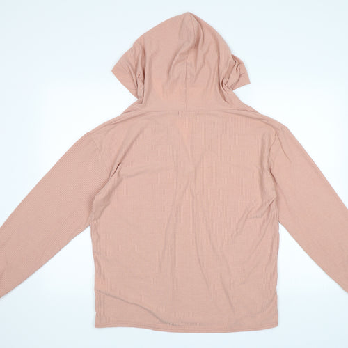 In the Style Womens Pink   Pullover Hoodie Size 10