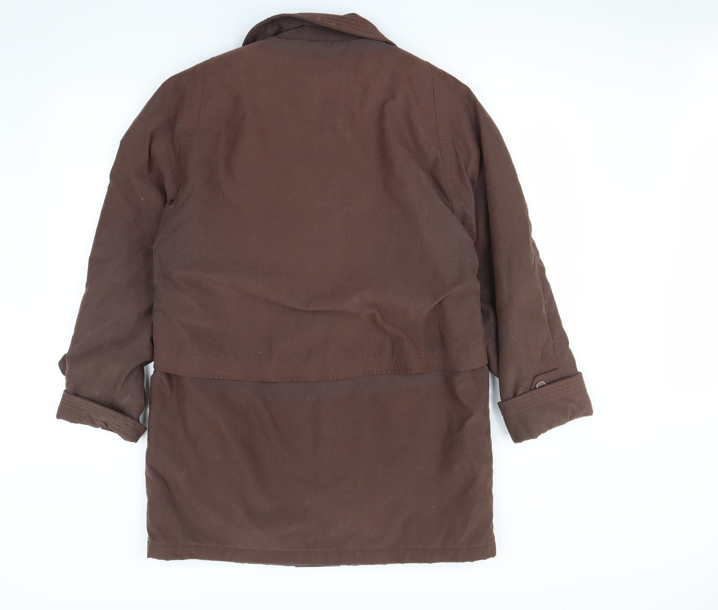 Telemac Mens Brown   Jacket Coat Size M