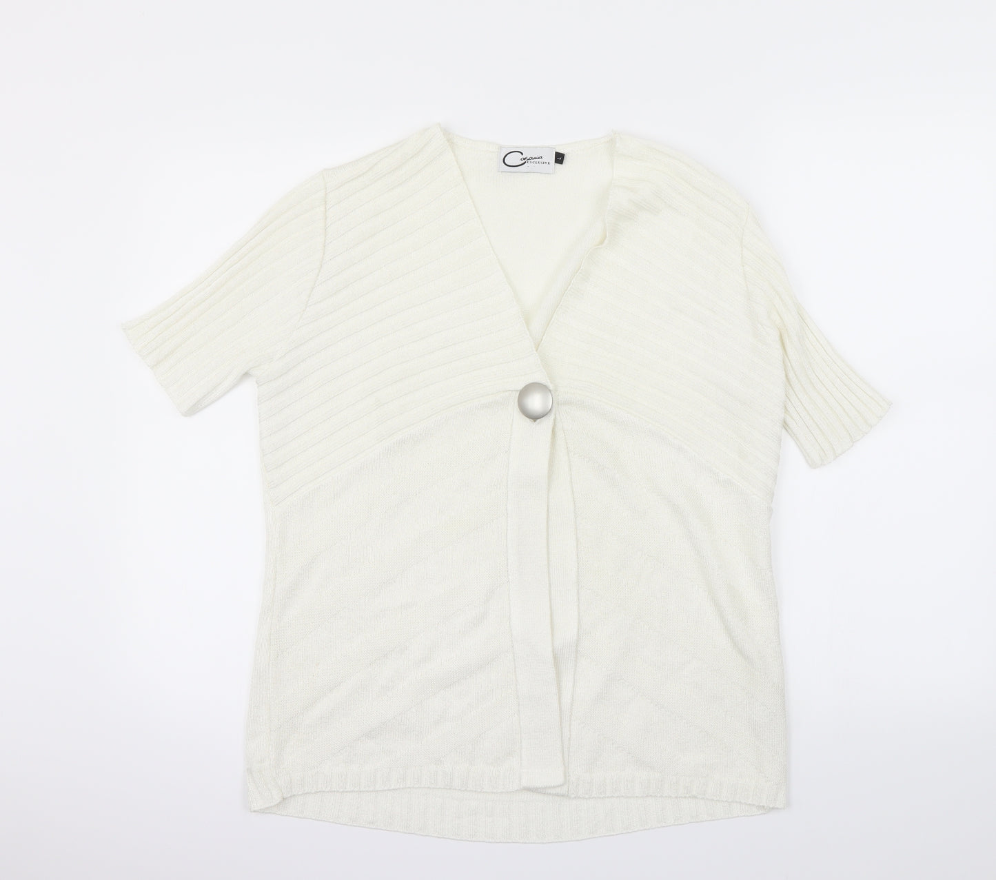 Casamia Womens Ivory   Cardigan Jumper Size L