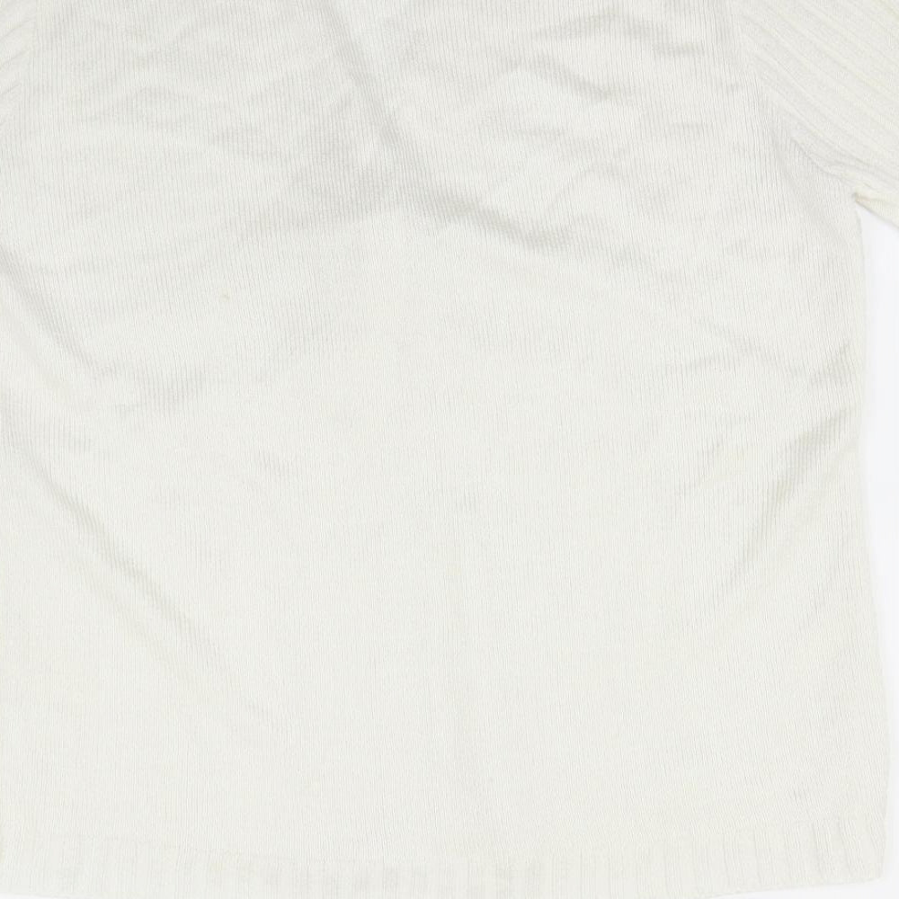 Casamia Womens Ivory   Cardigan Jumper Size L