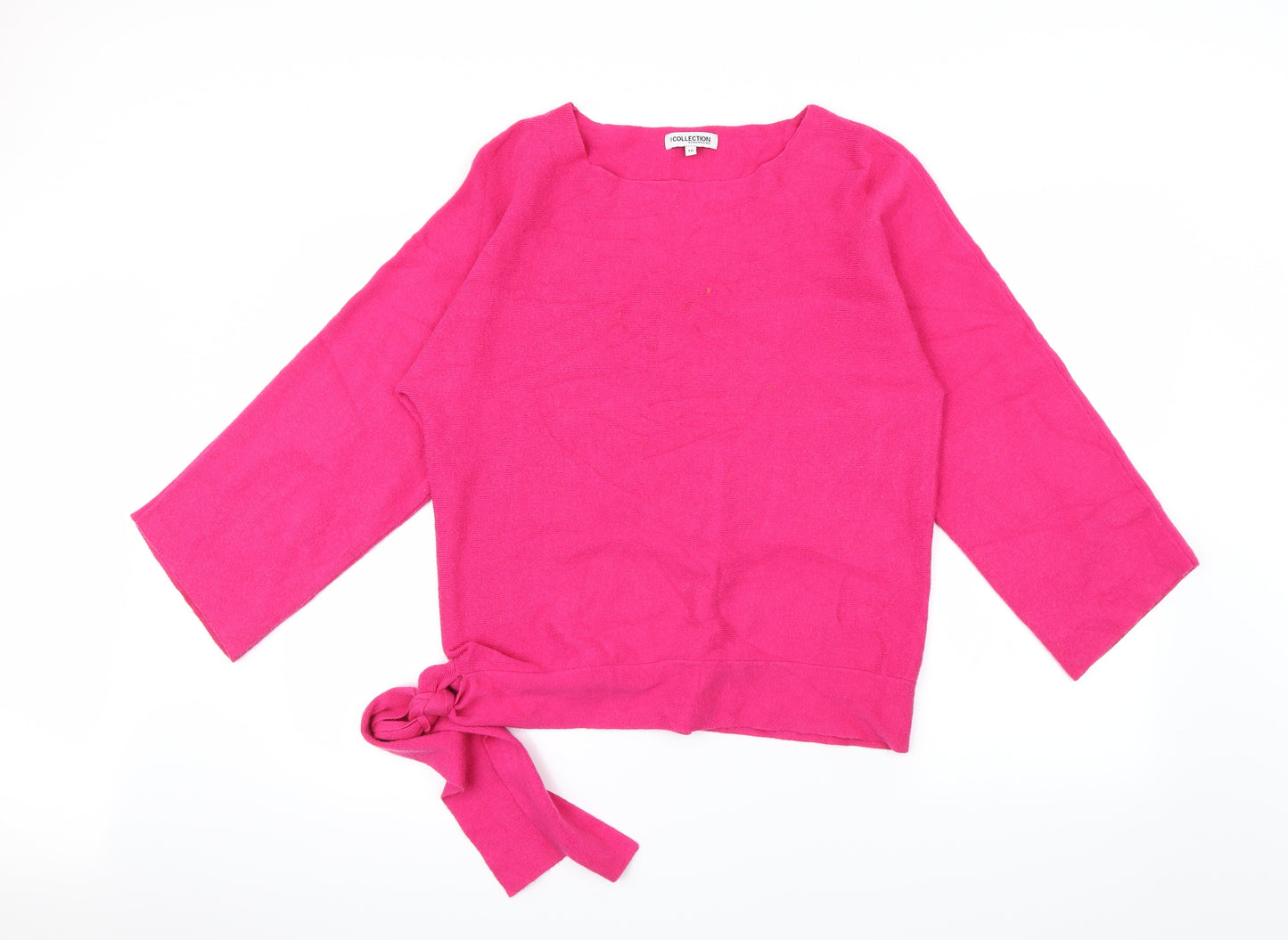 Debenhams Womens Pink   Henley Jumper Size 16