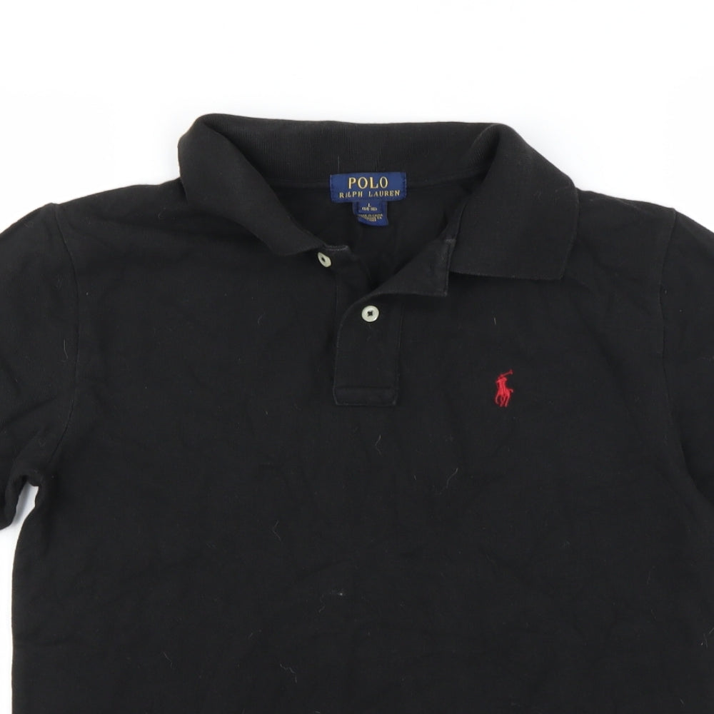 Ralph Lauren Boys Black   Basic Polo Size 15-16 Years