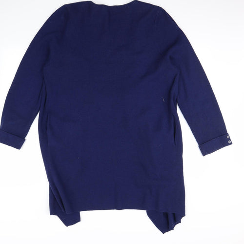 George Womens Blue   Cardigan Jumper Size 16