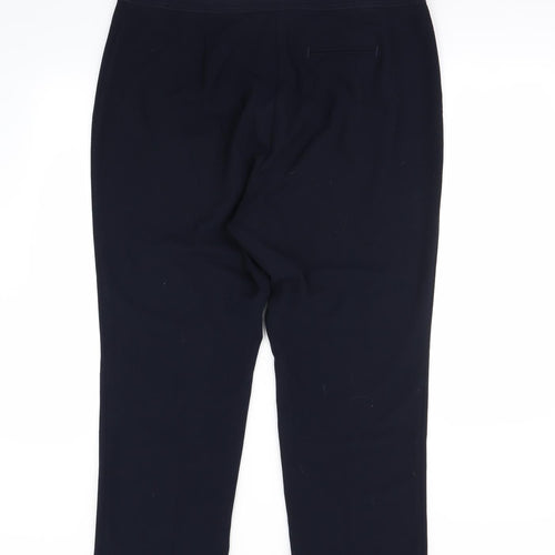 M&S Mens Blue   Dress Pants Trousers Size 18 L28 in