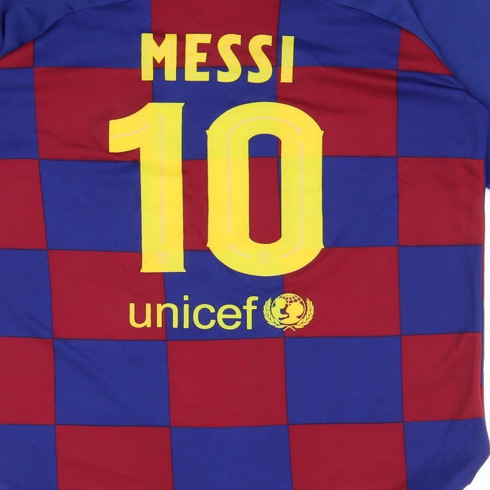 Nike Boys Blue   Basic T-Shirt Size 14 Years  - Messi