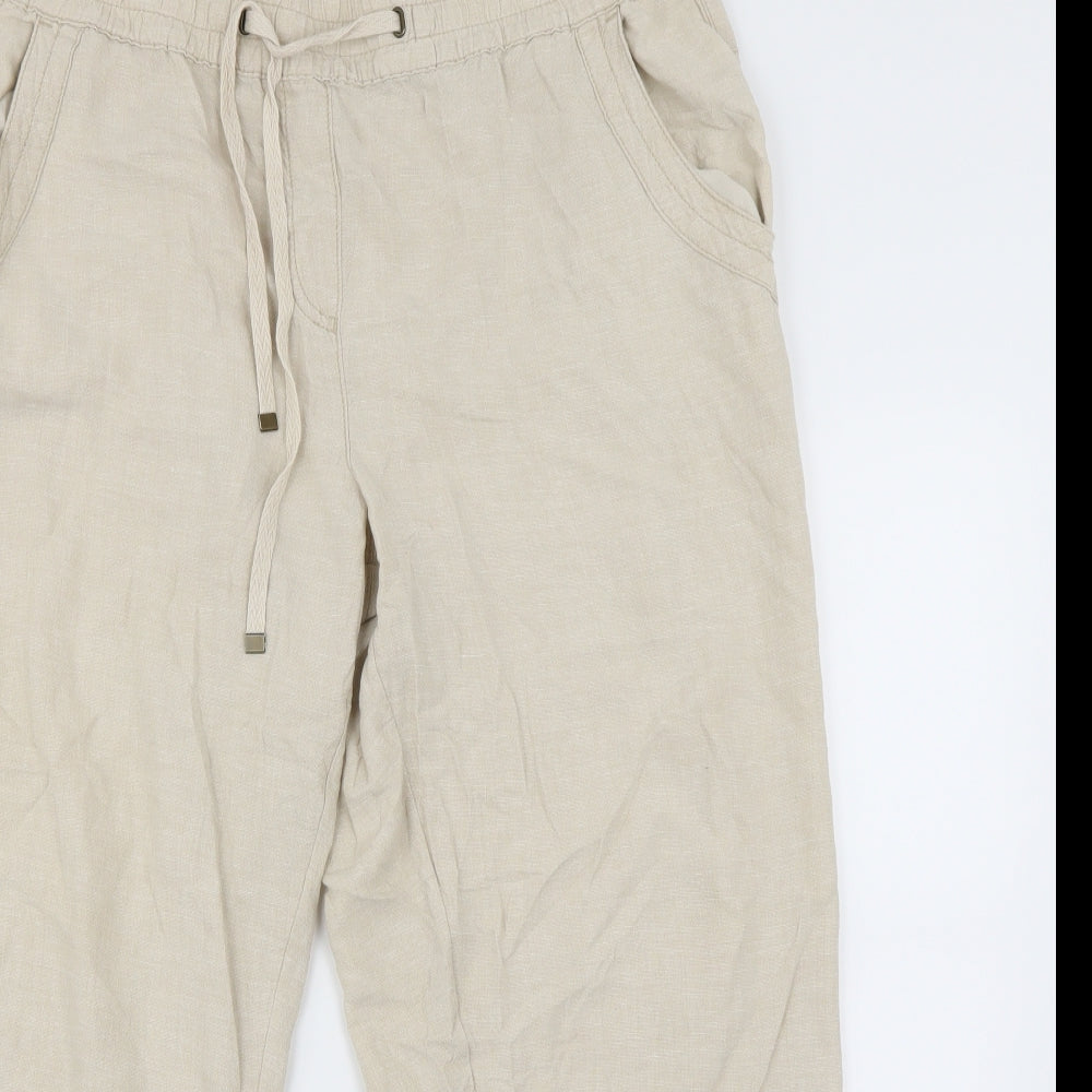 George Womens Beige   Trousers  Size 18 L29 in