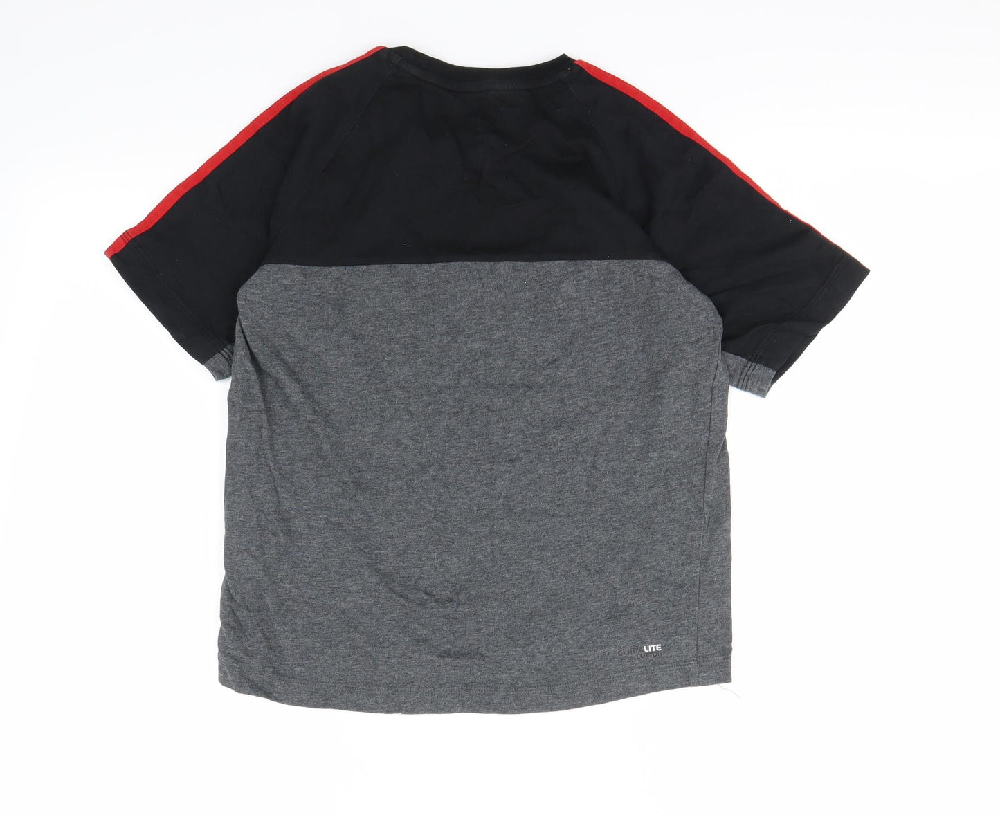 adidas Boys Black   Basic T-Shirt Size 11-12 Years