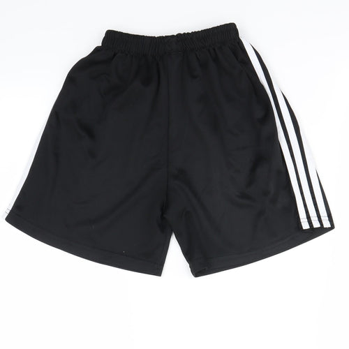 adidas Boys Black   Sweat Shorts Size 11-12 Years