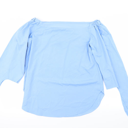 Yoins Womens Blue   Basic Blouse Size 2XL