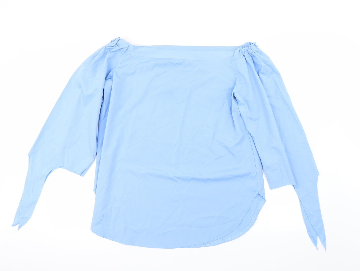 Yoins Womens Blue   Basic Blouse Size 2XL
