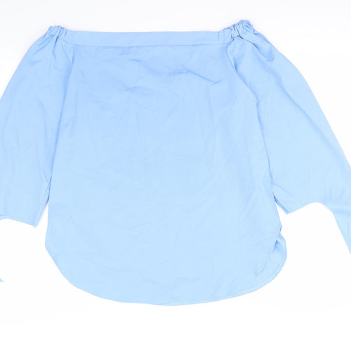 Yoins Womens Blue   Basic Blouse Size 2XL