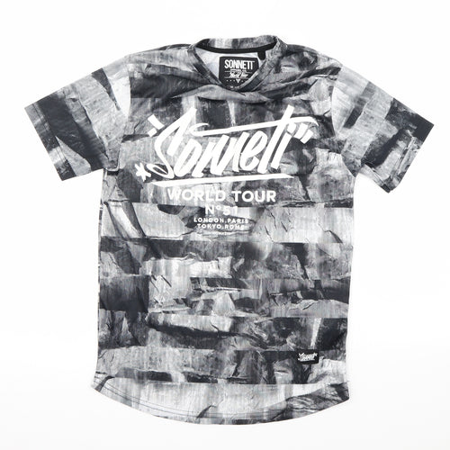 Sonetti Boys Black   Basic T-Shirt Size 10-11 Years
