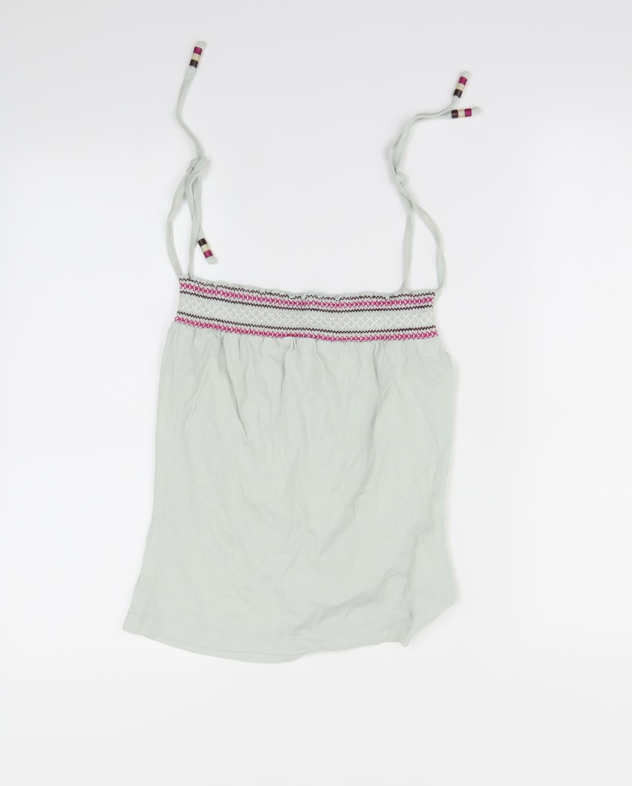 Dorothy Perkins Womens Green   Basic Tank Size 10