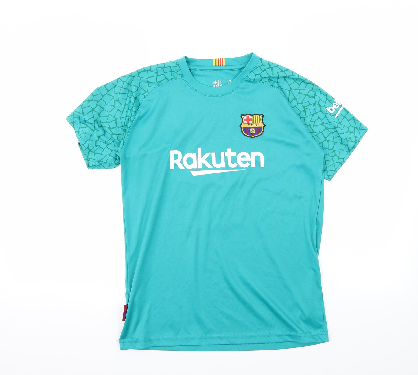 FCB Boys Green   Basic T-Shirt Size 12 Years