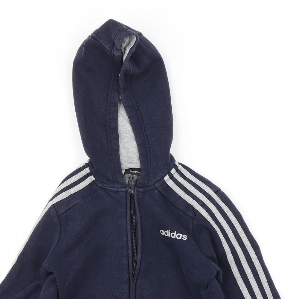 adidas Boys Grey   Cardigan Jumper Size 10 Years