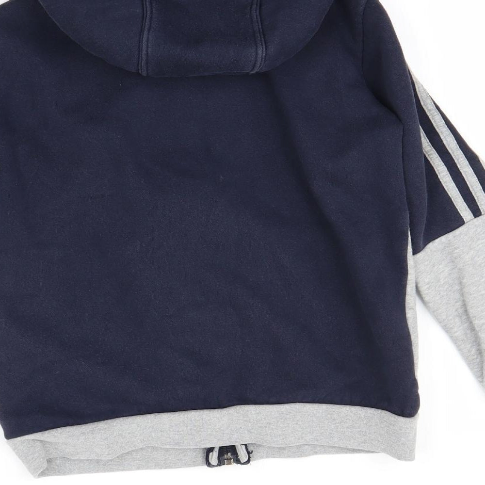 adidas Boys Grey   Cardigan Jumper Size 10 Years