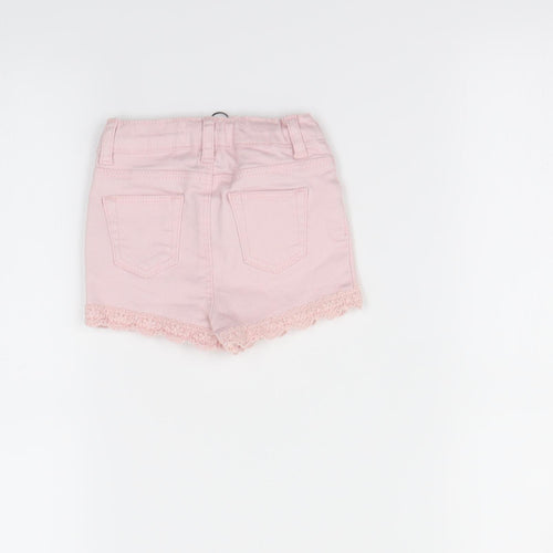 Baby girl Girls Pink   Cropped Trousers Size 9-12 Months