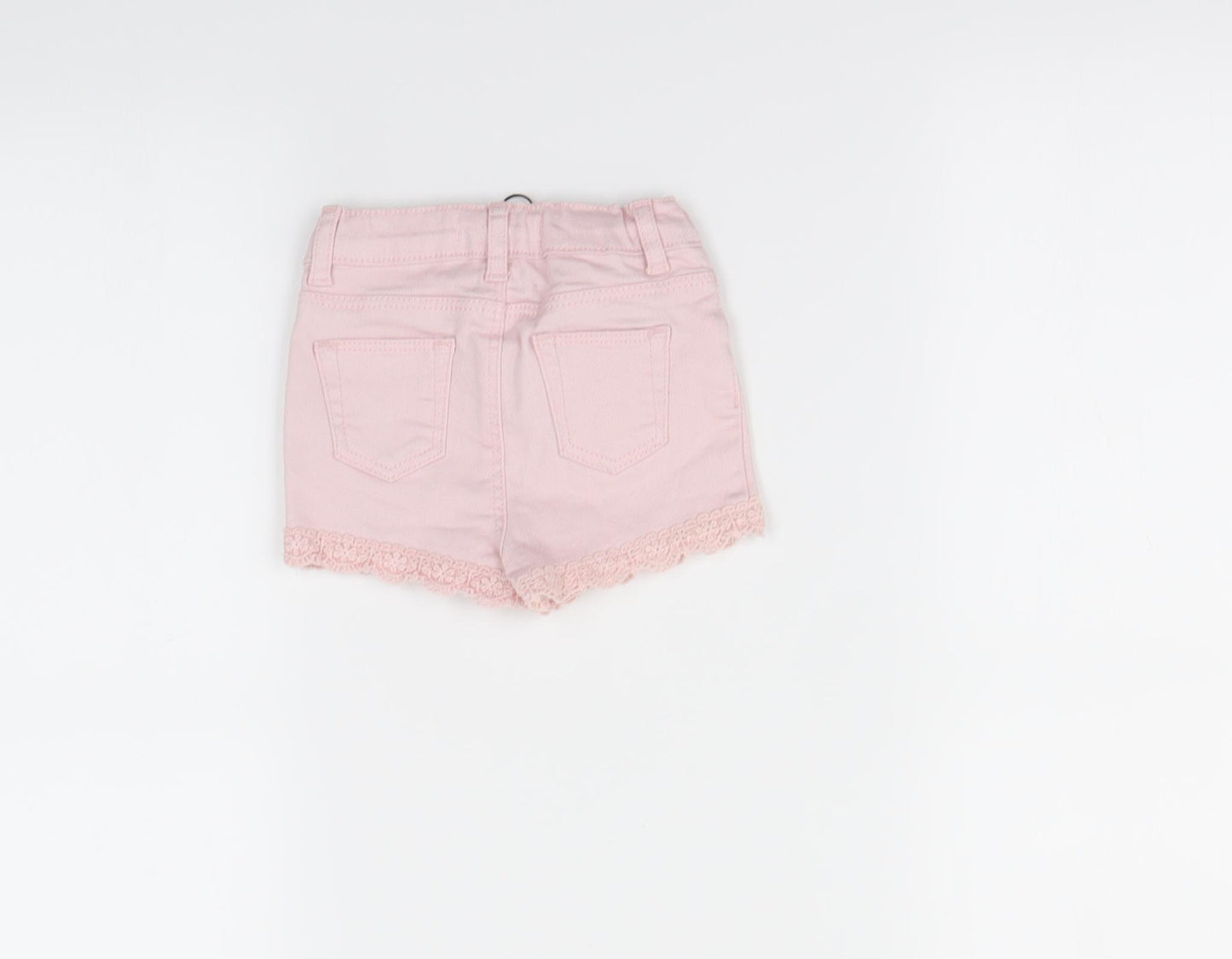 Baby girl Girls Pink   Cropped Trousers Size 9-12 Months