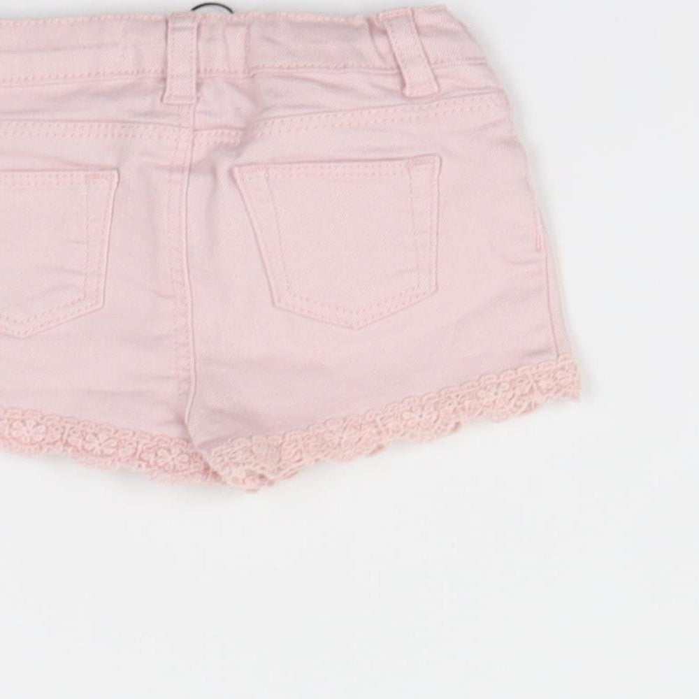 Baby girl Girls Pink   Cropped Trousers Size 9-12 Months