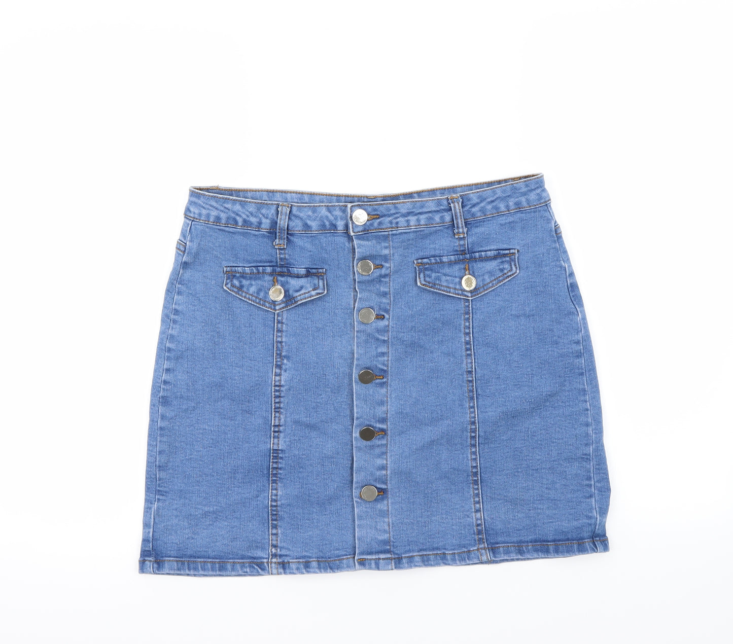 Quiz Womens Blue   Mini Skirt Size 16