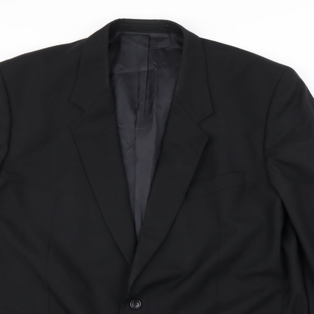 Preworn Mens Black   Jacket Blazer Size L
