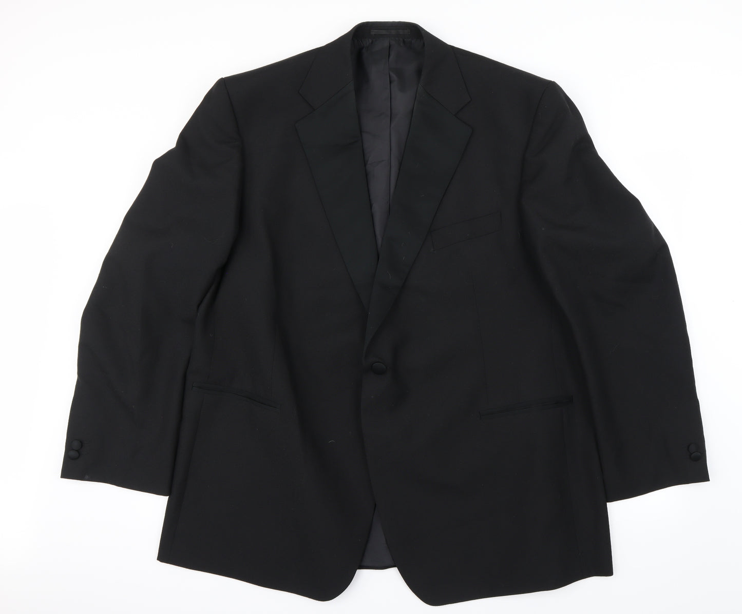 Preworn Mens Black   Jacket Blazer Size 2XL