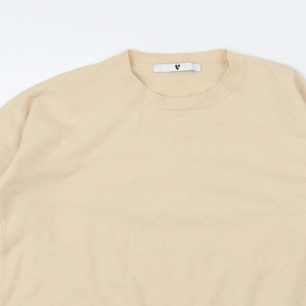 very  Womens Beige   Pullover Jumper Size 12