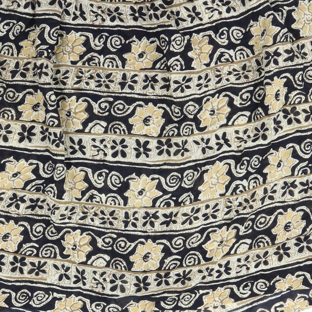 st michael  Womens Black Geometric  Swing Skirt Size 16