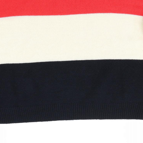 H&M Womens Multicoloured Striped  Pullover Jumper Size M