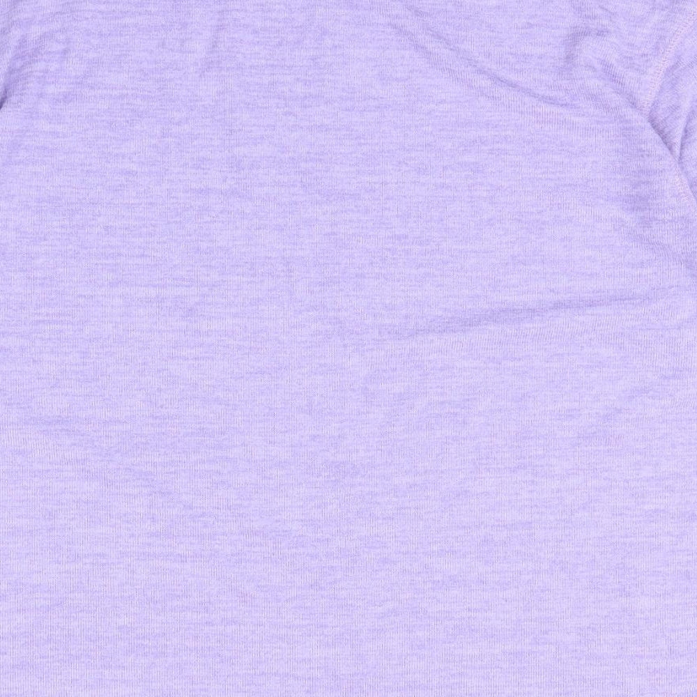 m&S Womens Purple   Basic T-Shirt Size 12