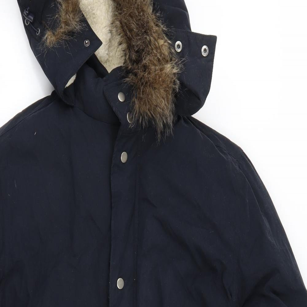 Asos  Mens Black   Puffer Jacket Coat Size M