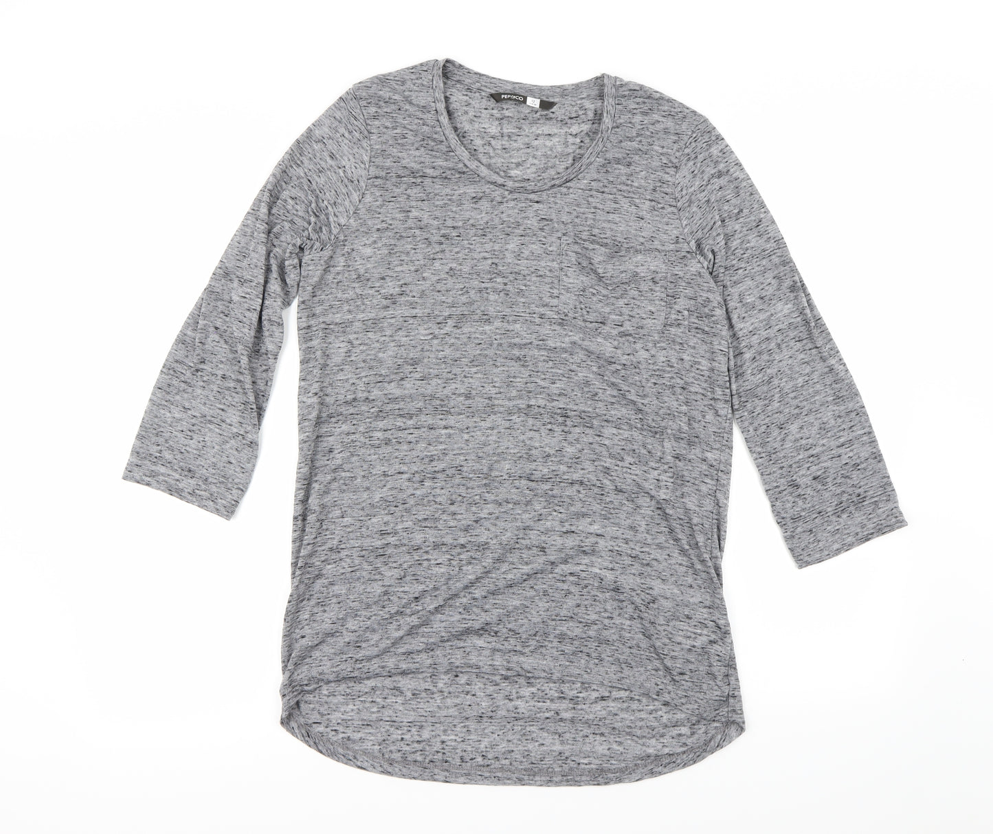 pep&co Womens Grey   Basic Blouse Size 12