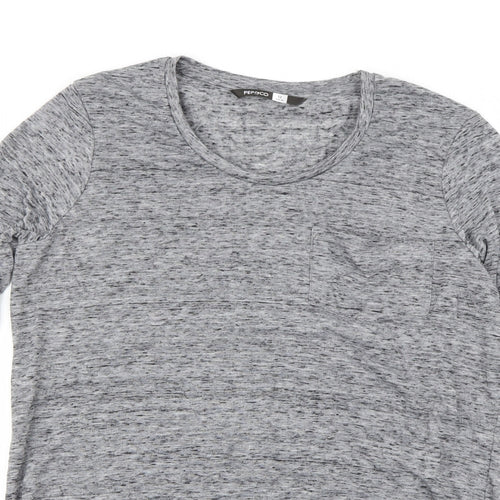 pep&co Womens Grey   Basic Blouse Size 12