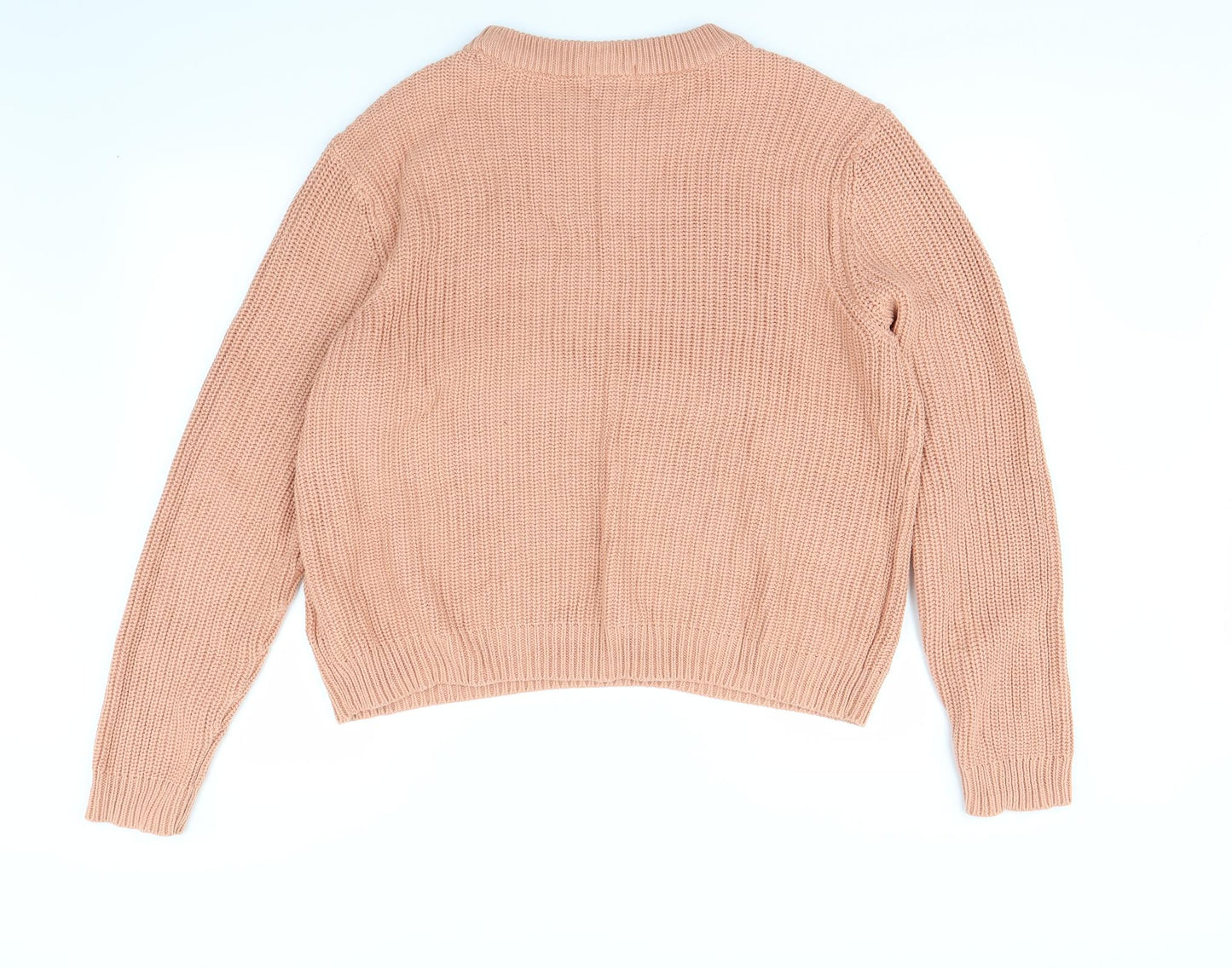 H&M Womens Orange   Pullover Jumper Size XL