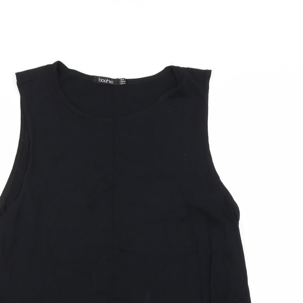 Boohoo Womens Black   Basic Tank Size 18