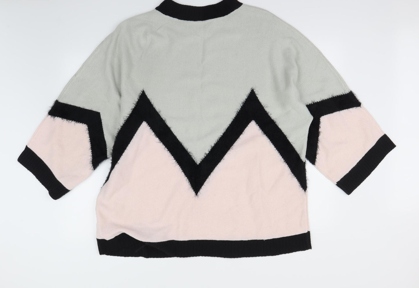 B. You Womens Multicoloured Striped  Pullover Jumper Size 20