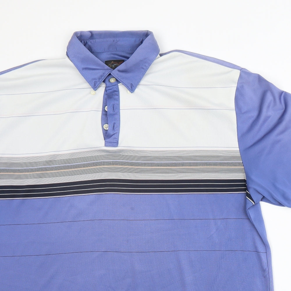 Greg Norman Mens Blue    Polo Size XL