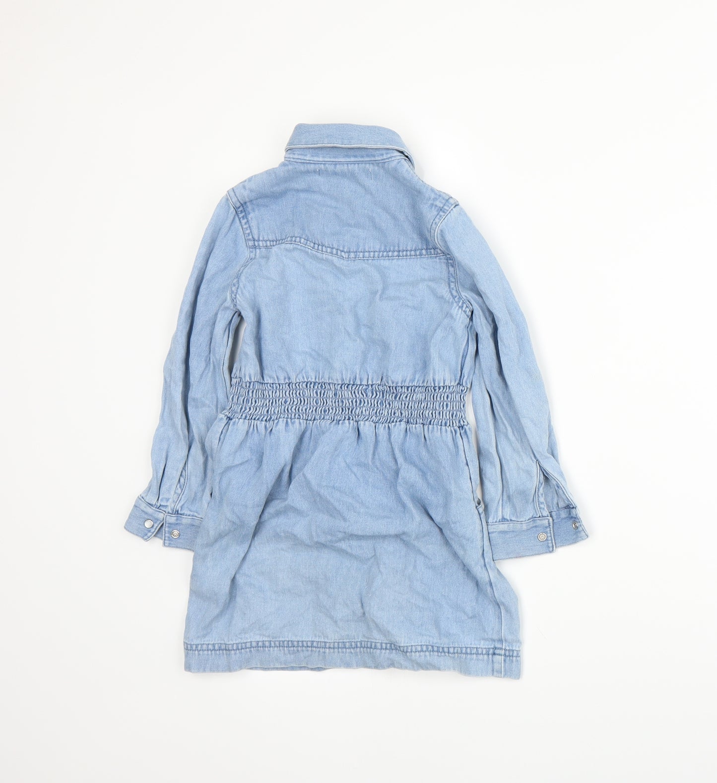 Marks and Spencer Girls Blue   A-Line  Size 5-6 Years