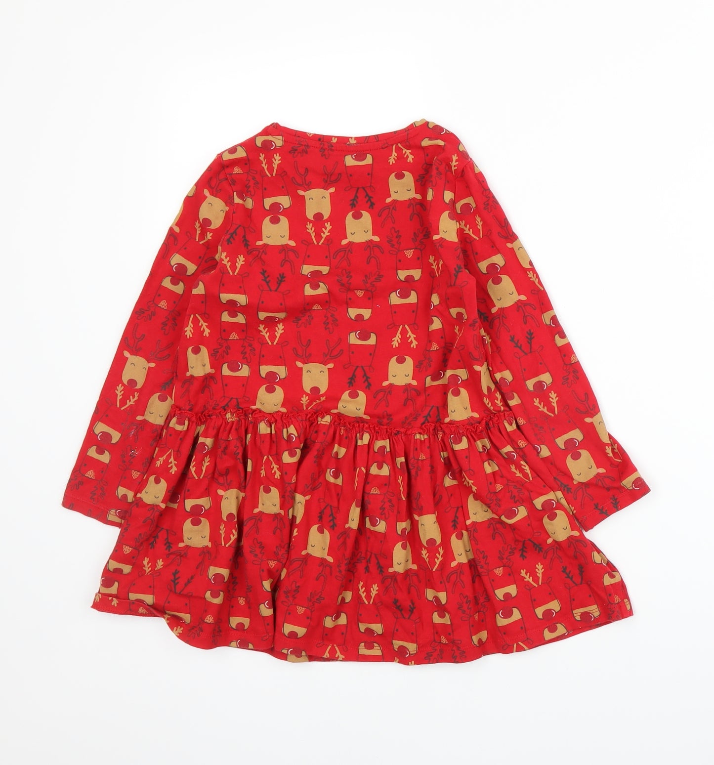 F&F Girls Red   A-Line  Size 5-6 Years