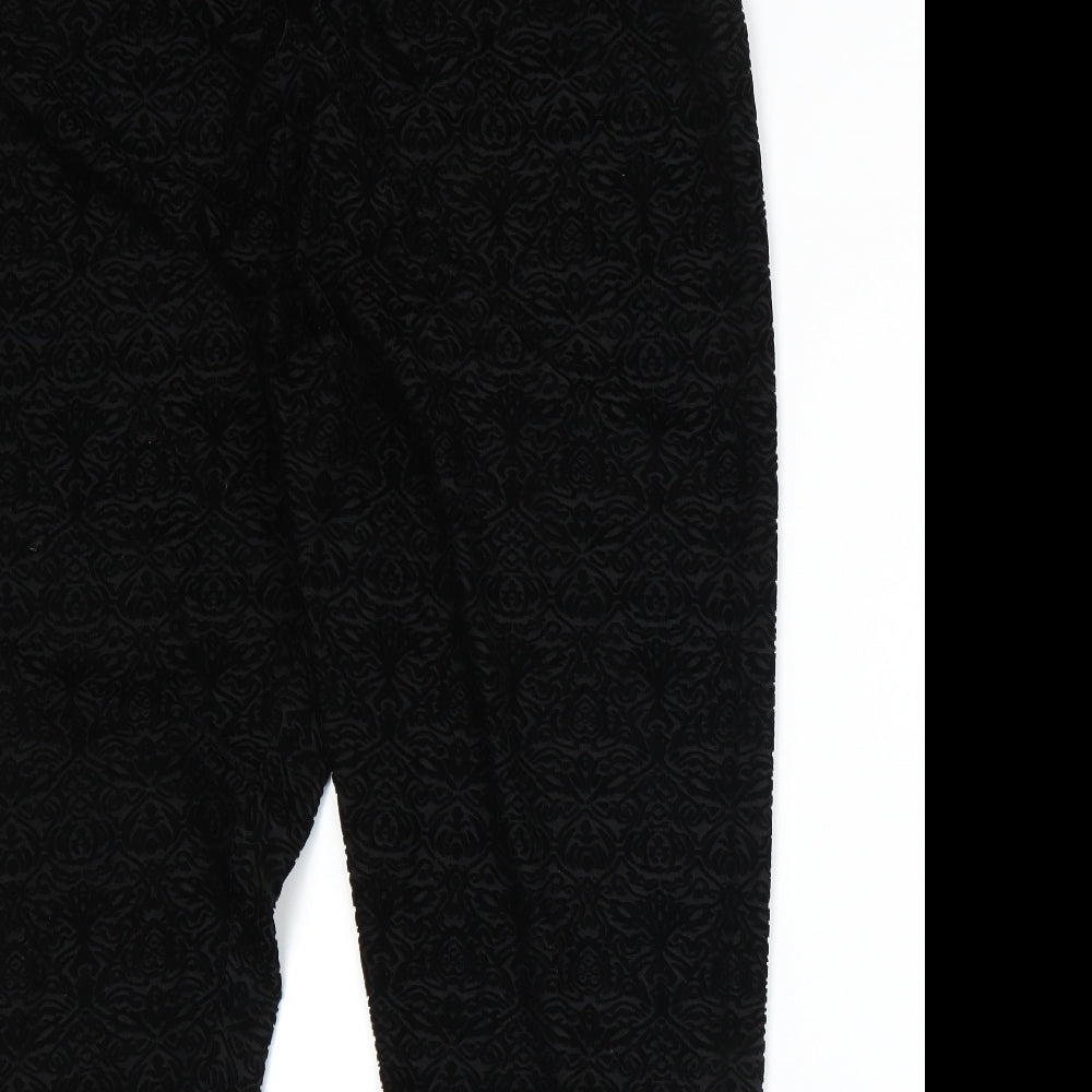 NEXT Womens Black   Trousers  Size 20 L27 in