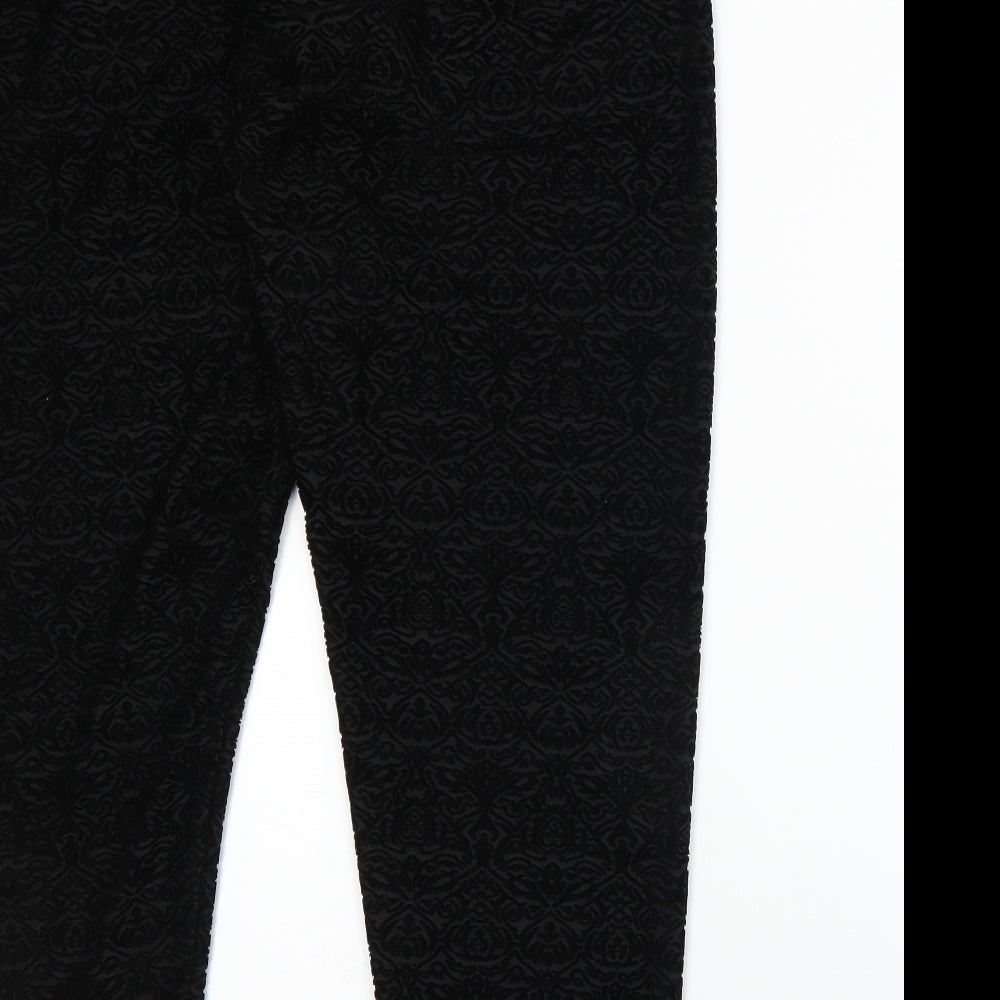 NEXT Womens Black   Trousers  Size 20 L27 in