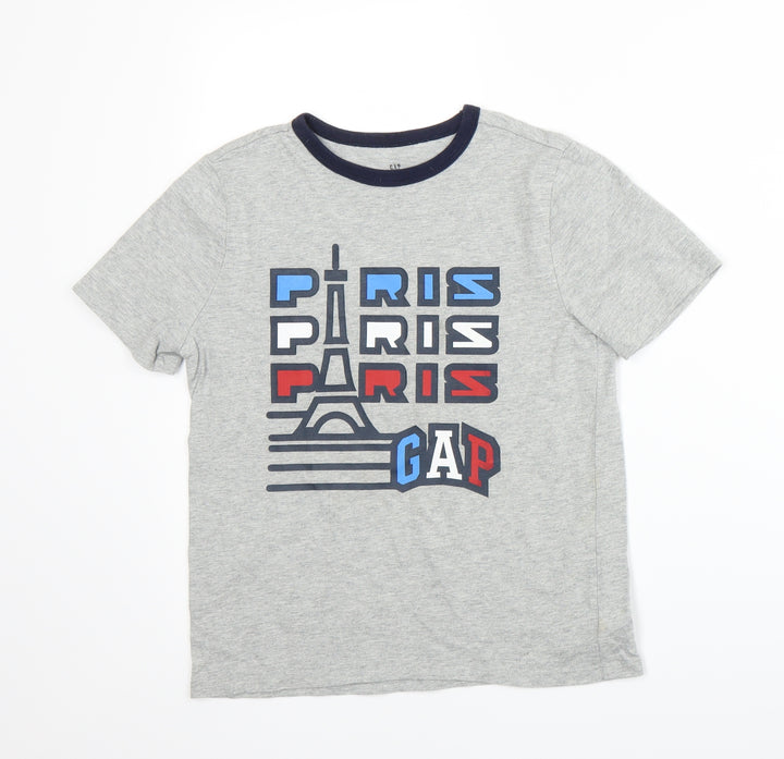 Gap Boys Grey Basic T-Shirt Size M