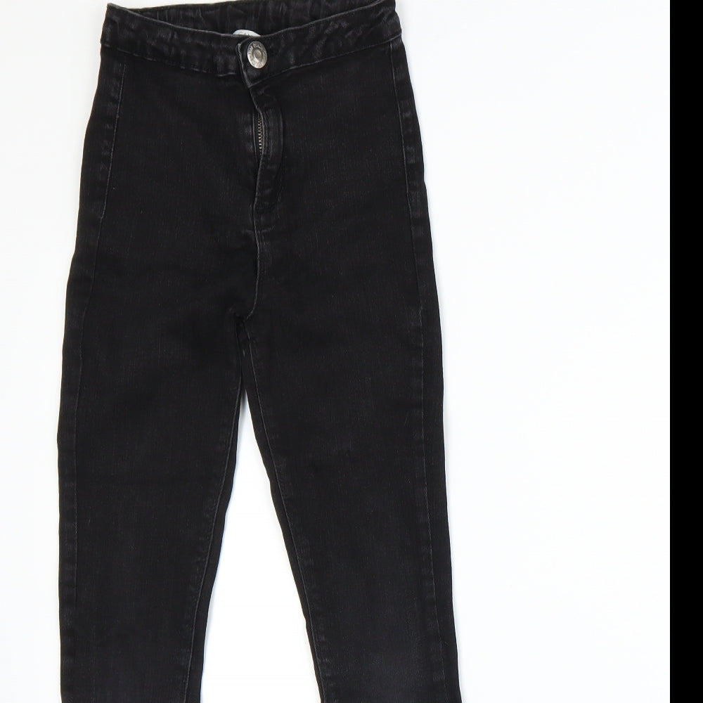 Candy Couture Girls Grey   Skinny Jeans Size 10 Years