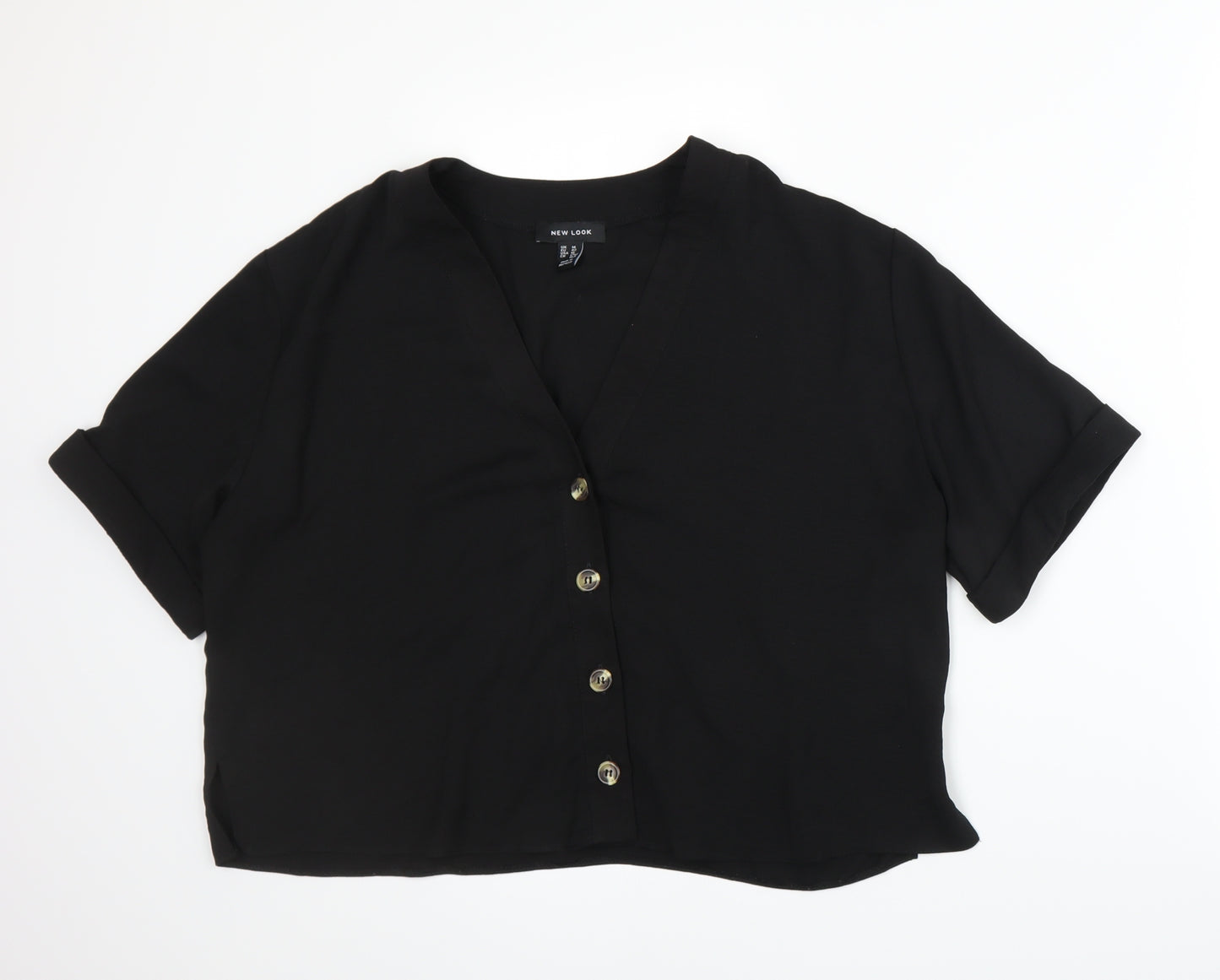 New Look Womens Black   Basic Blouse Size 14