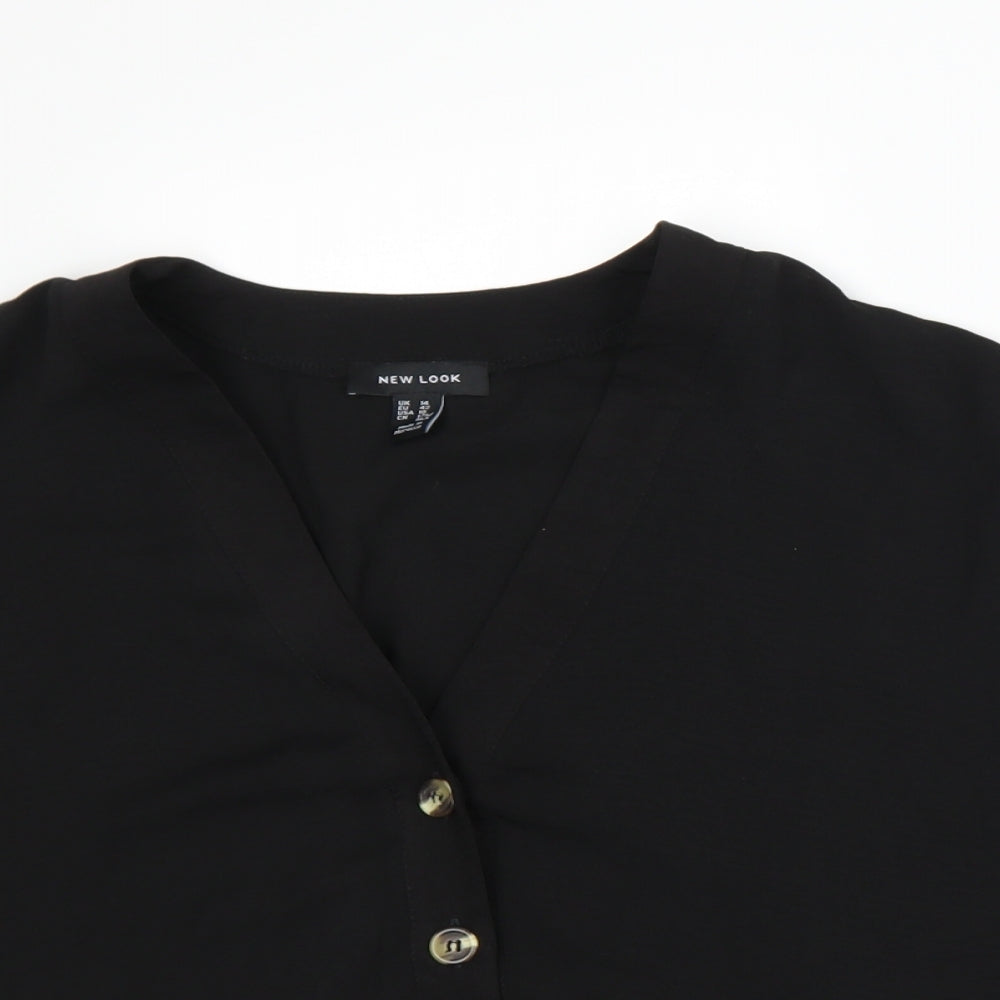 New Look Womens Black   Basic Blouse Size 14