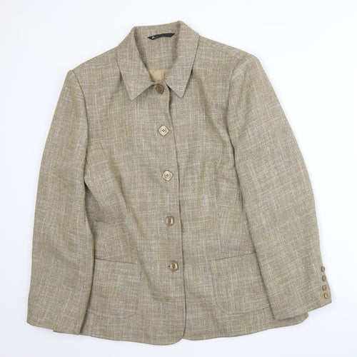 BHS Womens Beige   Jacket Suit Jacket Size 18