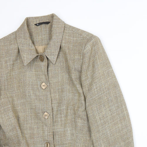 BHS Womens Beige   Jacket Suit Jacket Size 18