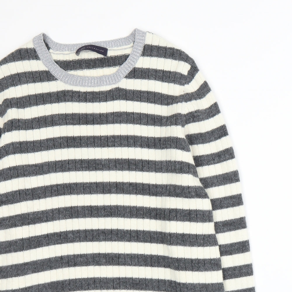 Marks and Spencer Womens Grey  Knit Pullover Jumper Size 20